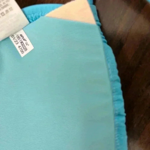 Aerie Bikini Top Turquoise Blue Size Large Versatile Beach Pool Cruise Resort - Picture 5 of 10